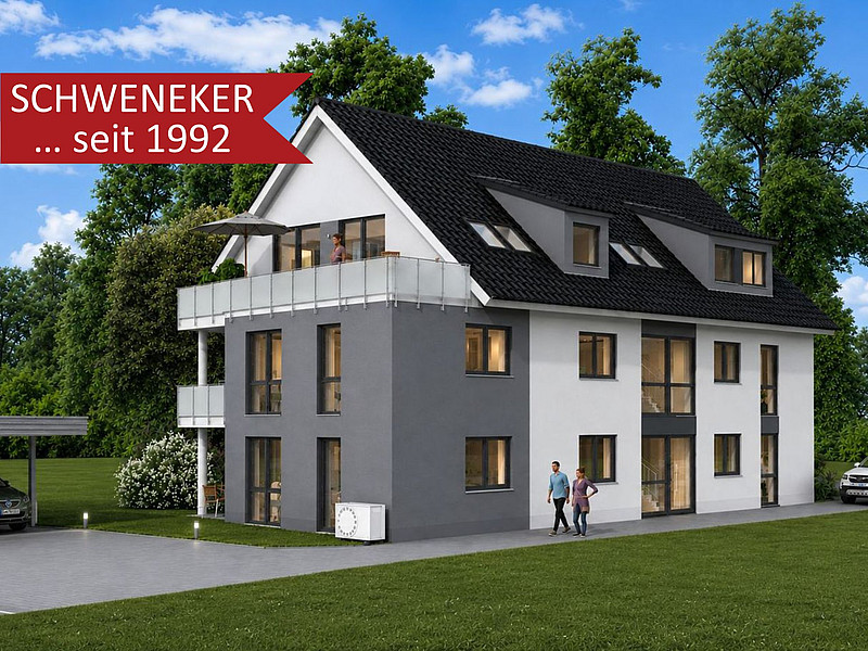 RESERVIERT! NEU! Komfortable 3-Zimmerwohnung mit überdachtem Süd-/Westbalkon in Eidinghausen!