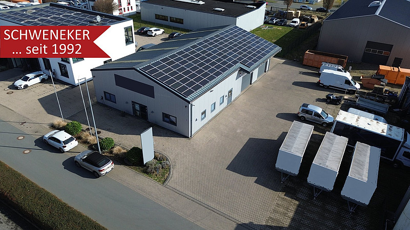 Modernes Hallengebäude mit Büroräumen in Enger!