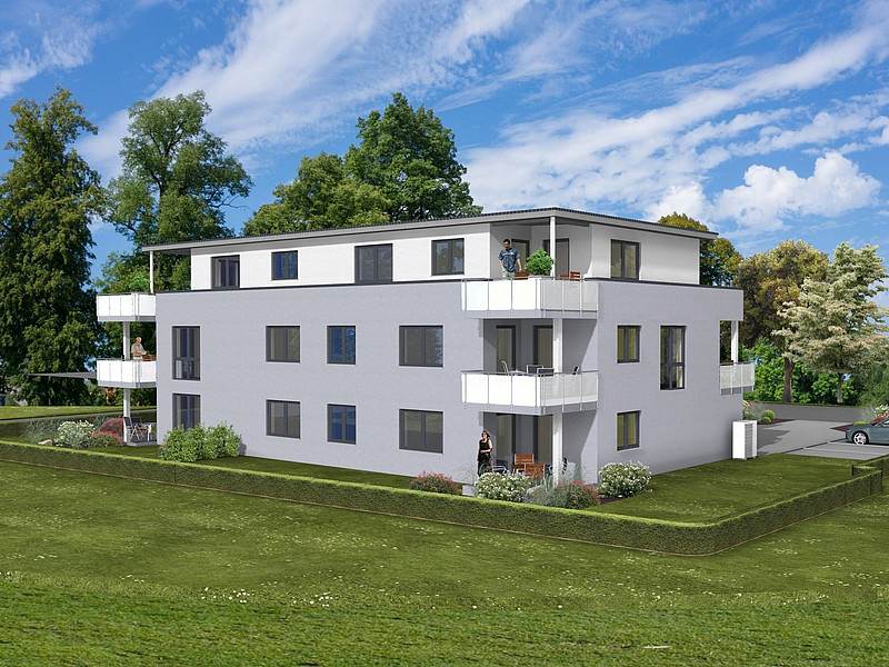 NEU! Neubau-Eigentumswohnung mit überdachtem Balkon!!