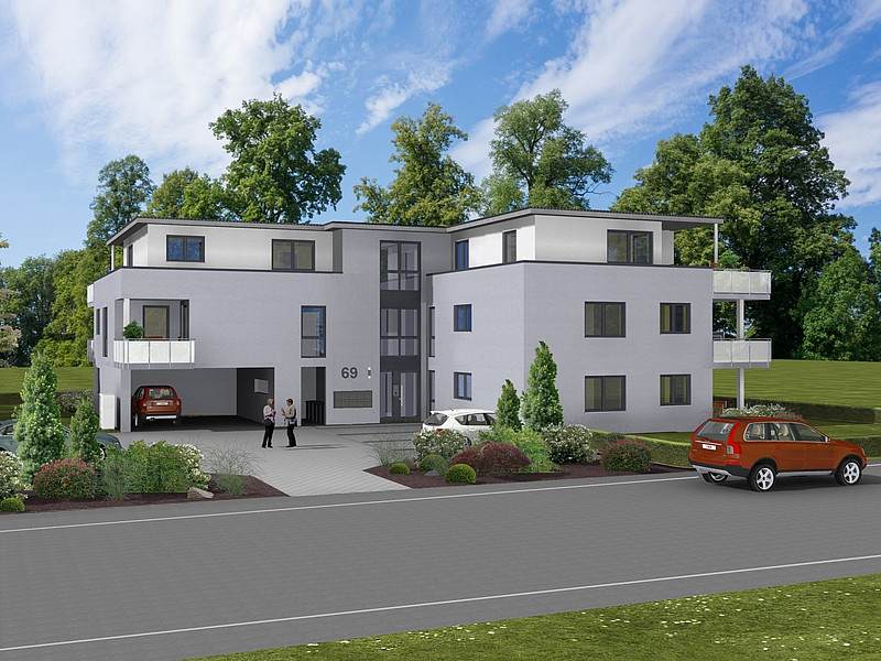 Helle 2-Zimmer-Neubauwohnung in Minden zu vermieten