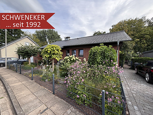 Einladender Bungalow mit liebevoll angelegten Garten in ruhiger Lage!