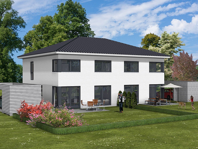 Schlüsselfertige Neubau-DHH im Stadtvillenstil! in Wulferdingsen