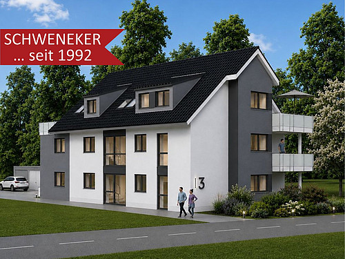 Erstbezug! Modernes Wohnen in 2-Zimmerwohnung in B.O.-Eidinghausen!