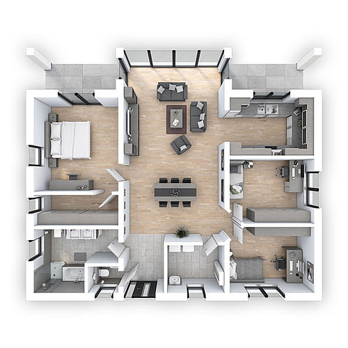 HebelHaus - EFH Bungalow 125