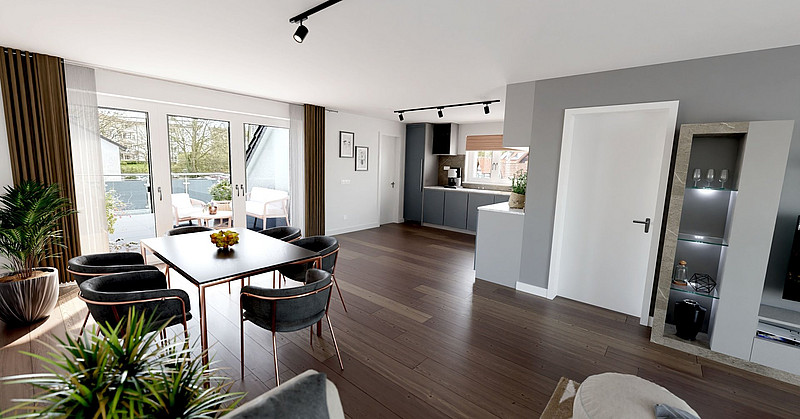 Wer das Besondere sucht! Provisionsfreie Dachgeschosswohnung in Bad Oeynhausen!